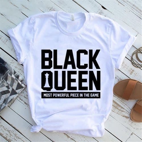 Black Queen Female’s T-shirt - White