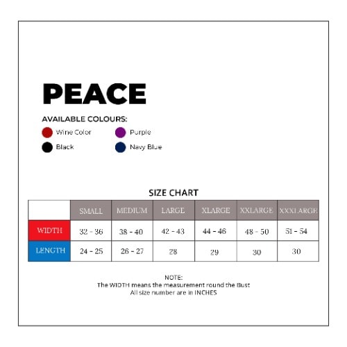 KD Peace T-Shirt - Wine