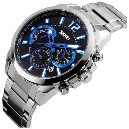 Men's Quartz Stainless Steel Water Resistance Wrist Watch