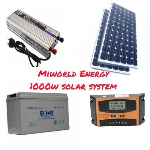 1000w Inverter And Solar System Package