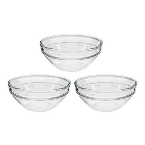 Glass Preparation Bowls- 3 Pieces