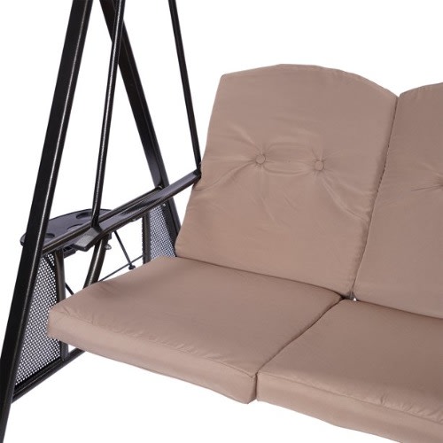 Outdoor Sesslife Patio Swings With Canopy For Adults - 3-seater