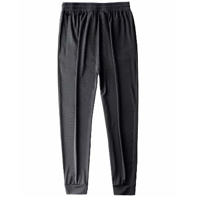 Breathable Black Casual Joggers