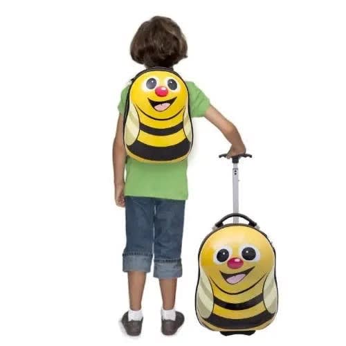 Kid's Travel Trolley Luggage Suitcase & Backpack - 2 Piece Set - 13" 16"