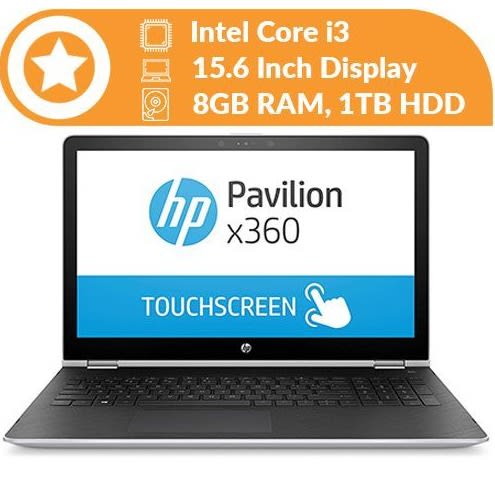 Pavilionx 360 Convertible - 8GB RAM - 1TB HDD - Intel Core i3-10110u