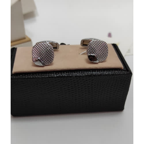 Men Cufflinks 09 - Silver