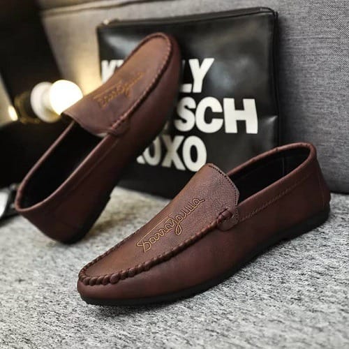 Leather Loafer Shoe
