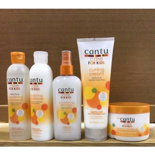 Kids Hair Care Shampoo, Conditioner, Detangler Curling Cream & Leave In - 8oz