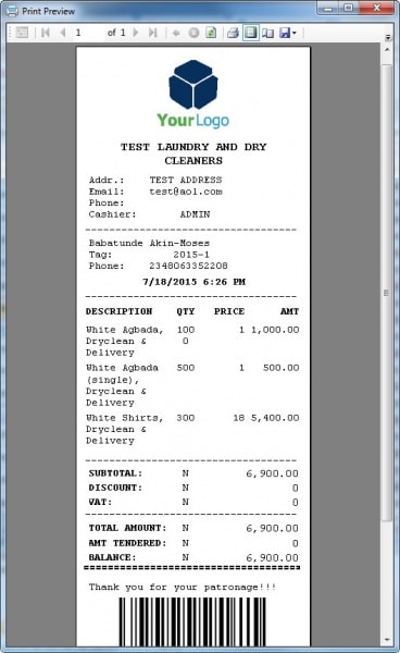 Cleanwash Laundry And Dry-Cleaning Management v1.0 - Standard Edition