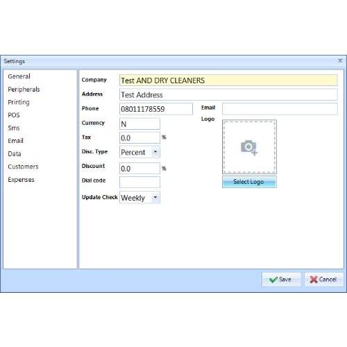 Cleanwash Laundry And Dry-Cleaning Management v1.0 - Standard Edition