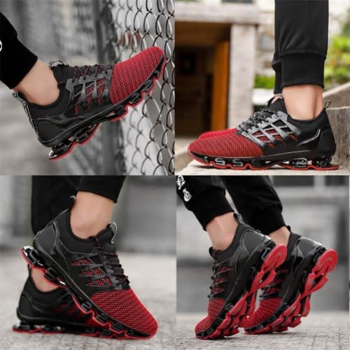 Mesh Running Sneakers - Red