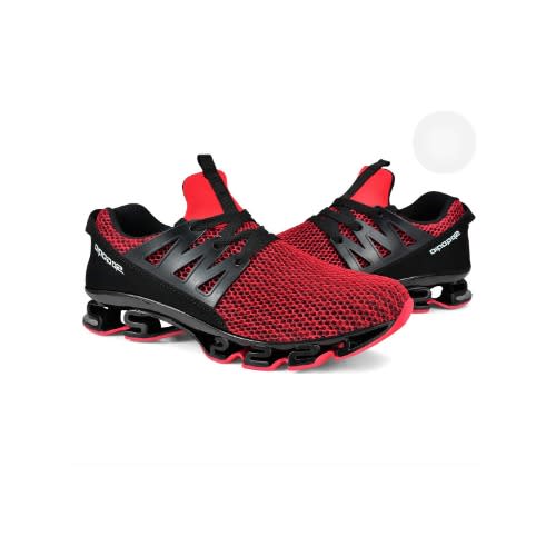 Mesh Running Sneakers - Red