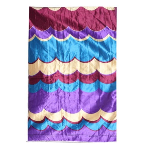Satin Fabric - Sky Pattern - 5 Yards