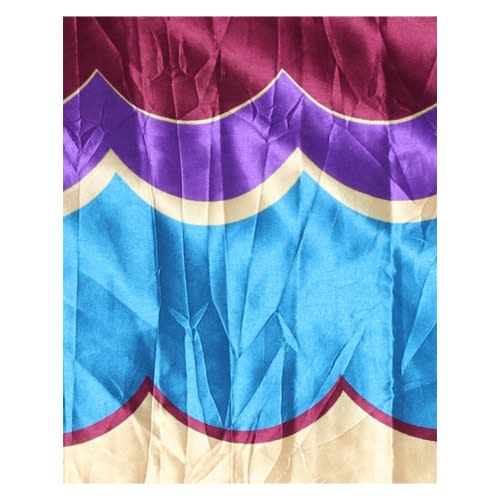 Satin Fabric - Sky Pattern - 5 Yards