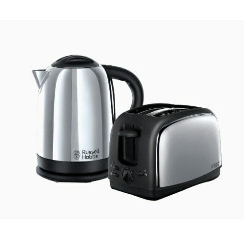Lincoln 1.7L Jug Kettle & 2 Slice Toaster Set - 3000W