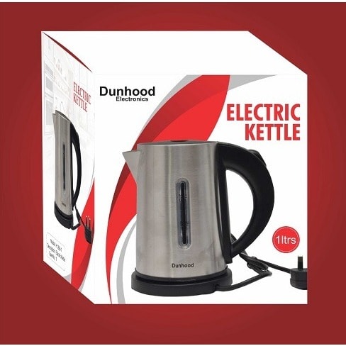 Dunhood Stainless Steel Kettle - 1l - 2200W