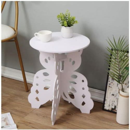Butterfly Wooden Side Table