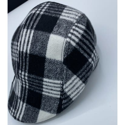 Pattern Checked Men’s Panama Hat