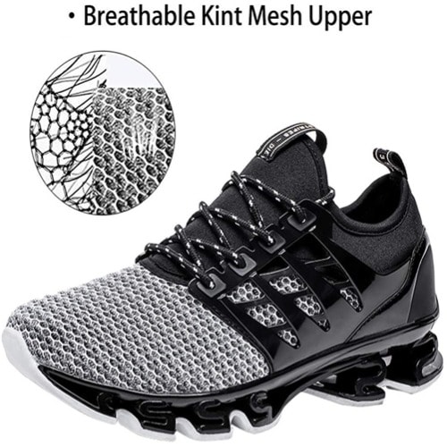 Mesh Running Sneakers - Grey