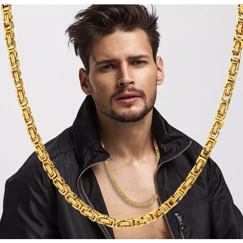 BRK  Chain Necklace - Gold
