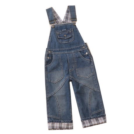 Denim Dungarees For Girls - Blue
