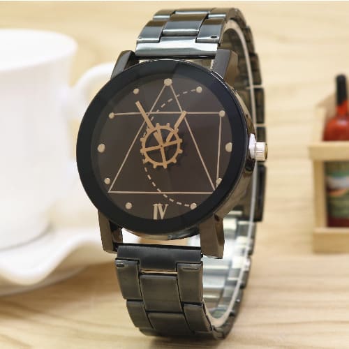 Unisex Bracelet Wristwatch - Black
