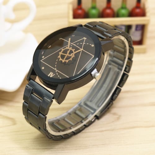 Unisex Bracelet Wristwatch - Black