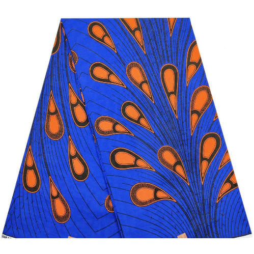 Ankara Wax Print Fabric - 6 Yards