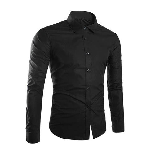 2 In 1 Men Corporate Shirts - Black And White