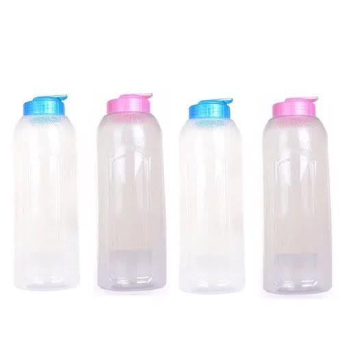 Transparent Water Bottle -Set Of 4 - 650ml