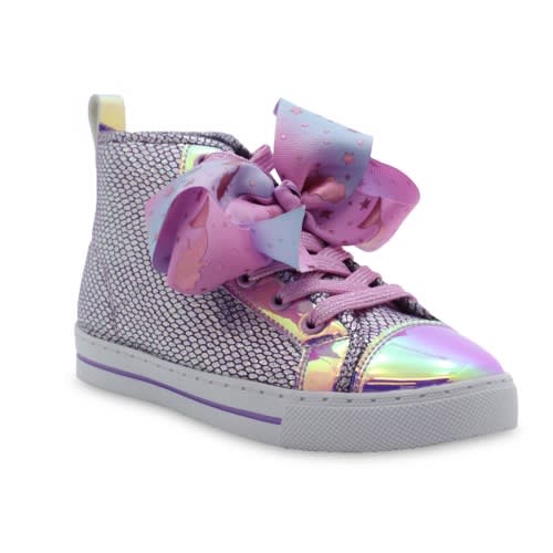 Girls Mermaid Bow Sneakers