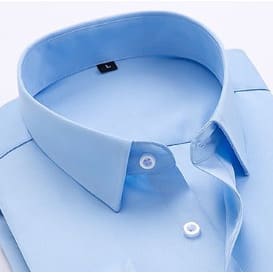 Men's Corporate Plain Long Sleeve Shirt - Sky Blue