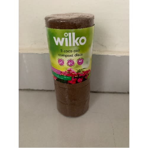 Wilko Coco Compost Discs - 5 X 1L