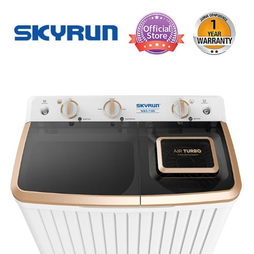 Twin Tub Semi-Automatic Washing Machine Wms-7/mh - Wash 7kg Spin 3.5kg - WMS-7/MH