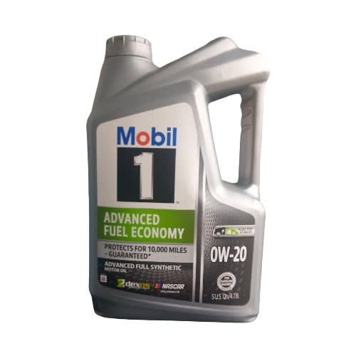 Mobil 1 (0w-20) Advance Fuel Economy Full Synthetic With Vol Of 5 Us Qts/4.73L