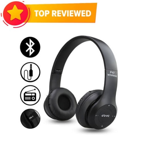 P47 Wireless Bluetooth Foldable Headphone