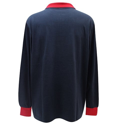 Men Pure Cotton Zip Polo Shirt