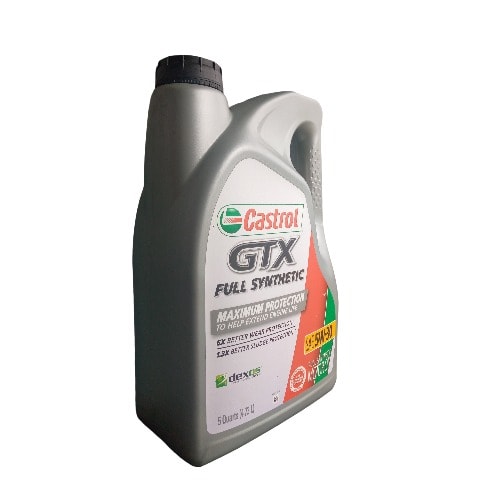Castrol Gtx - 5w-30 - Full Synthetic Oil With Volume Of 5 Us Qts/4.73L