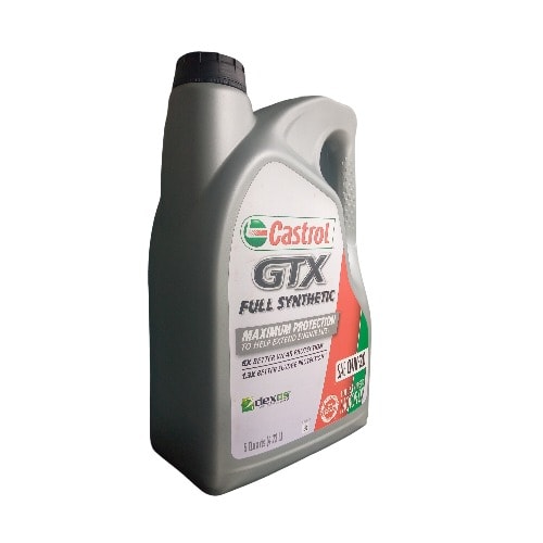 Castrol Gtx - 0w-20 - Full Synthetic Oil With Volume Of 5 Us Qts/4.73L