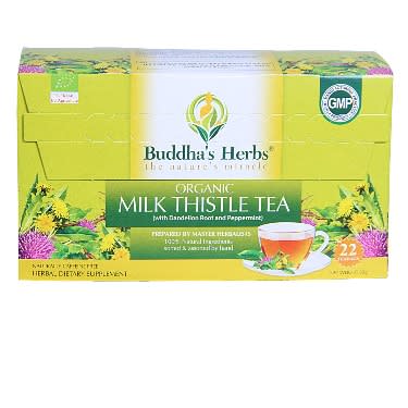 Premium Organic Milk Thistle Tea With Dandelion Root -22 Tea Bags