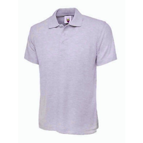 Set Of 2 Short Sleeves Polo Shirts  - Grey And White