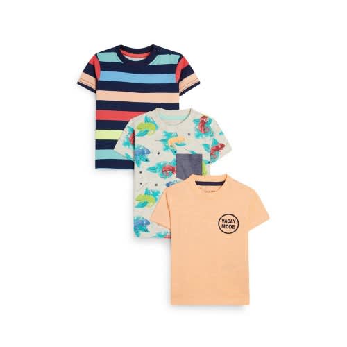 Vacay Mode T-shirt- Pack Of 3
