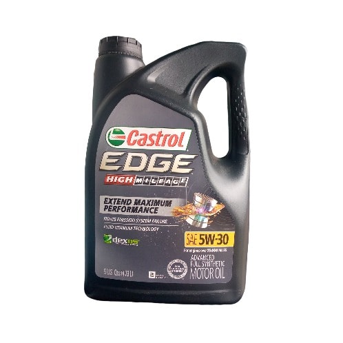 Castrol Edge - 5w-30  Full Synthetic High Mileage Of 5 Us Qts/4.73L
