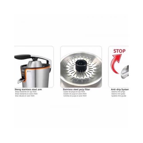 Haeger Stainless Steel Citrus Juicer  - 160w