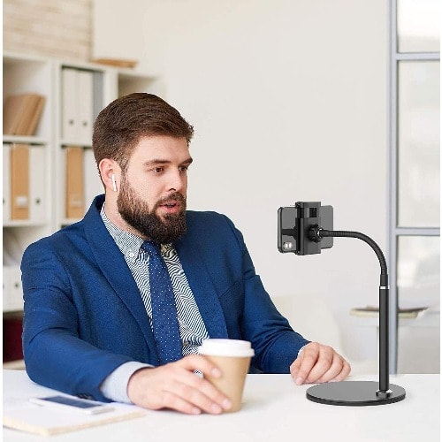 Metal Body Adjustable Desktop Mobile/iPad Phone Holder