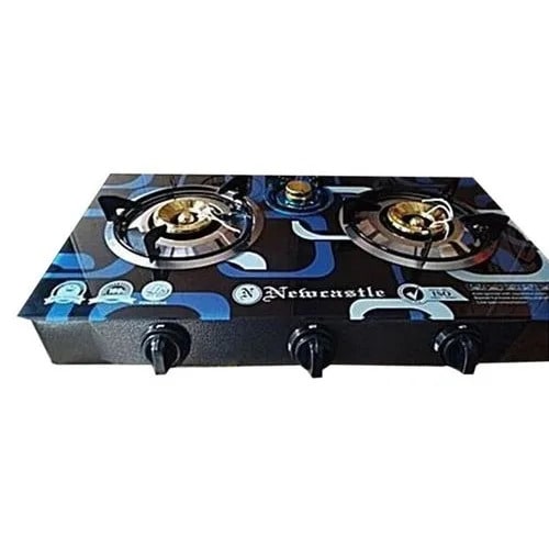 Newcastle 3 Burner Top Glass Gas Cooker