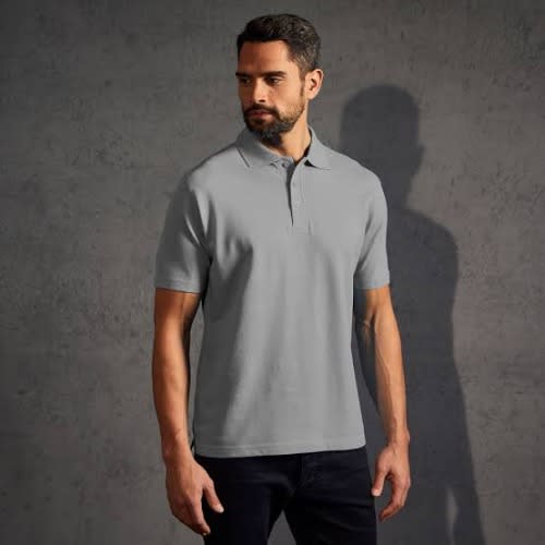 2in1 Men's T-shirt Polo - Grey And Black