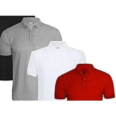 Men’s Short Sleeve Polo Shirts - 4 In 1