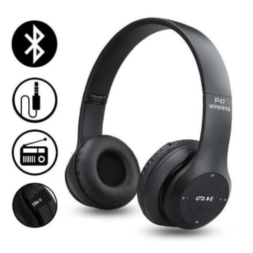 Bluetooth Headphone Support Tf Card And Fm Radio
