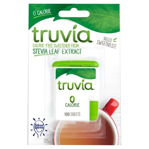 Truvia Zero Calorie Stevia Leaf Sweetener - 100 Tablets